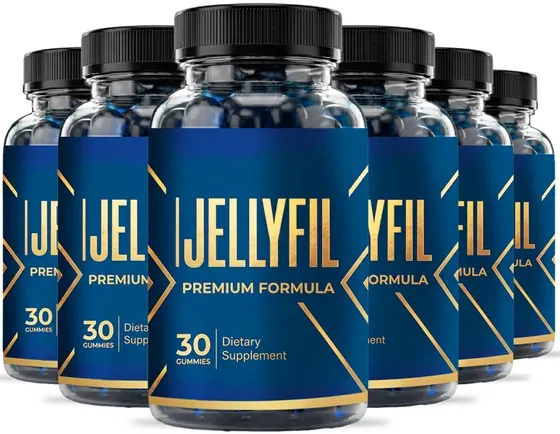 The JellyFil six-bottle package